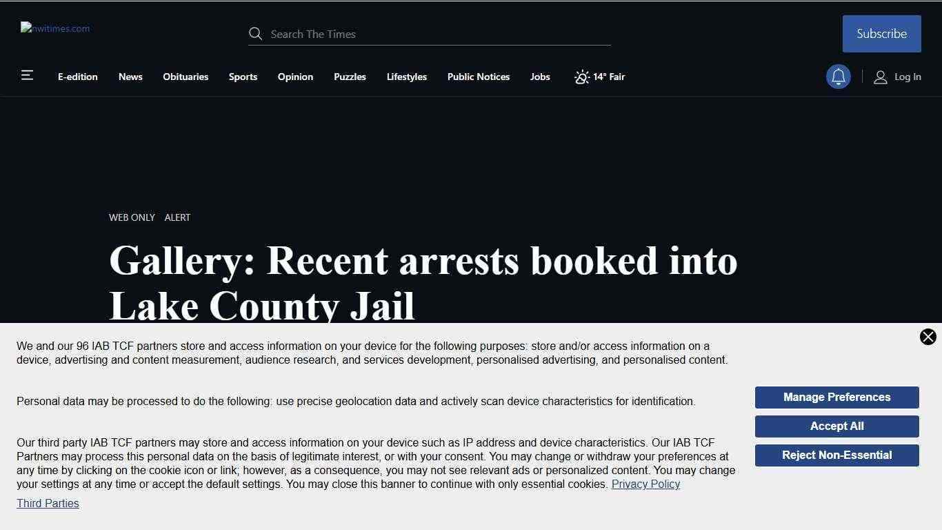 Gallery: Recent arrests booked into Lake County Jail